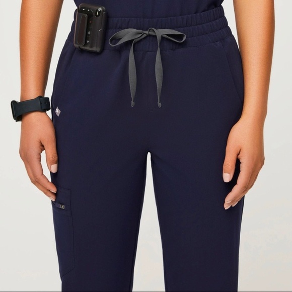 Figs High Waisted Zamora Jogger (Limited Edition Waistband) - Navy/XL Petite